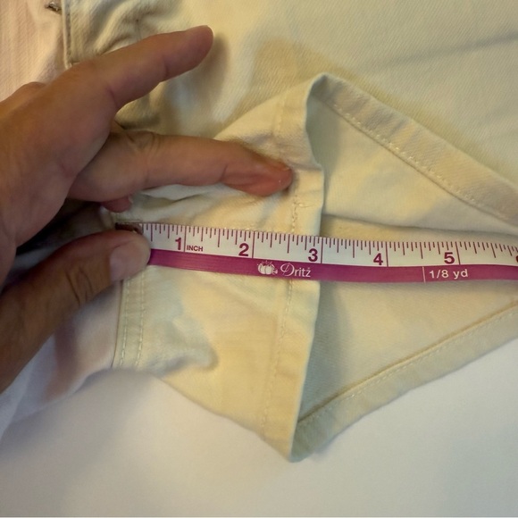 Gap pastel color block shorts pink, yellow, green mid rise slim shorts waist 25 - Picture 12 of 12